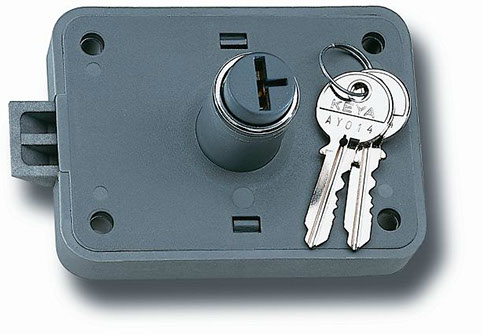 Cerradura de llave para taquillas metálicas